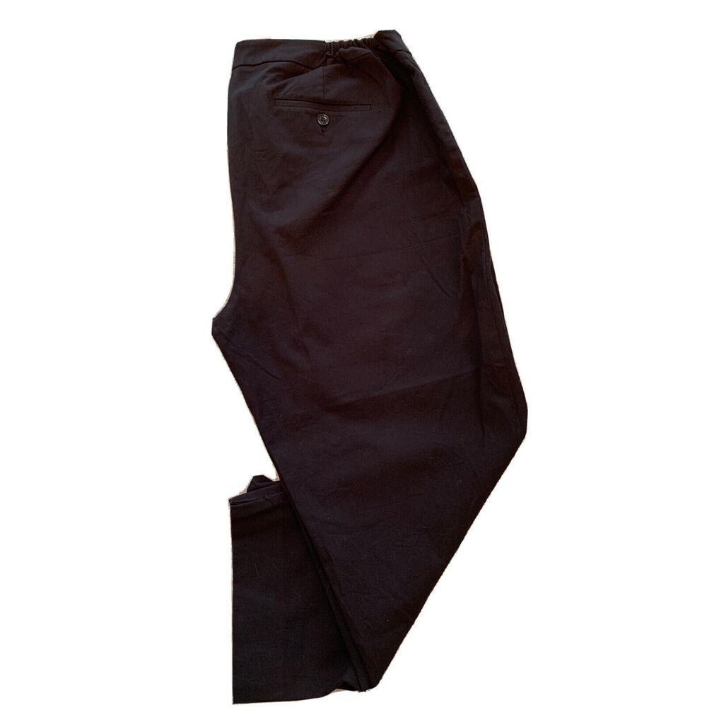 Talbots Black High-Rise Straight Leg Pants